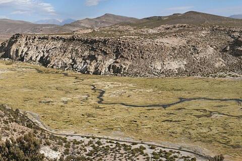 Isluga National Park Panorama, Chile